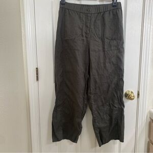 Eileen Fisher Organic Linen Wide-Leg Trouser Pant
Easy Fit, Ankle Length P Med